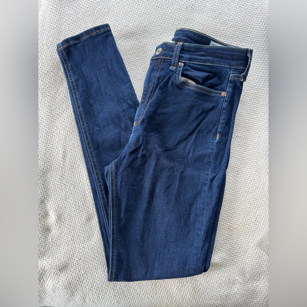 Rag & Bone Nina High-Rise Skinny Jeans, Size 26, Dark Wash - Picture 4 of 15